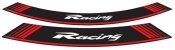 Rim strip PUIG 5531R RACING rot set of 8 rim strips