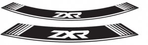 Rim strip PUIG ZXR weiß set of 8 rim strips