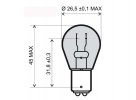 Lamp RMS 246510375 BAY15D 12V 21/5W