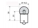 Lamp RMS 246510645 BA15S G18 6V 5W