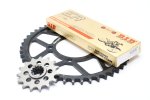 Chain kit D.I.D + SUPERSPROX NZ3 SDH serie in gold/black color