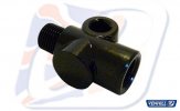 I-connector Venhill 776/4/BLACK POWERHOSEPLUS M10x1 1/8th BSP schwarz