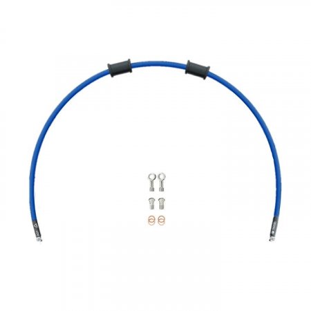 Kupplungsschlauch Venhill KAW-11010C-SB POWERHOSEPLUS (1 Schlauch im Satz) Solid blue hoses, chrome fittings