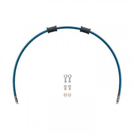 Kupplungsschlauch Venhill KAW-11010CS-TB POWERHOSEPLUS (1 Schlauch im Satz) Translucent blue hoses, stainless fittings