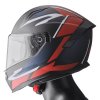 Full face helmet GMS ZG12601 VELOX graphic matt black-red-white L