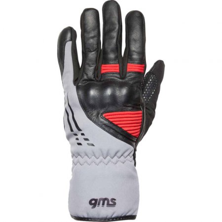 Gloves GMS ZG42004 STOCKHOLM WP grey-red 3XL