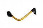 Lever guard ACCOSSATO with gold hose and joint right, aluminium